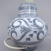 keramik ceramic laholm sweden sverige svensk lampefod lampfoot